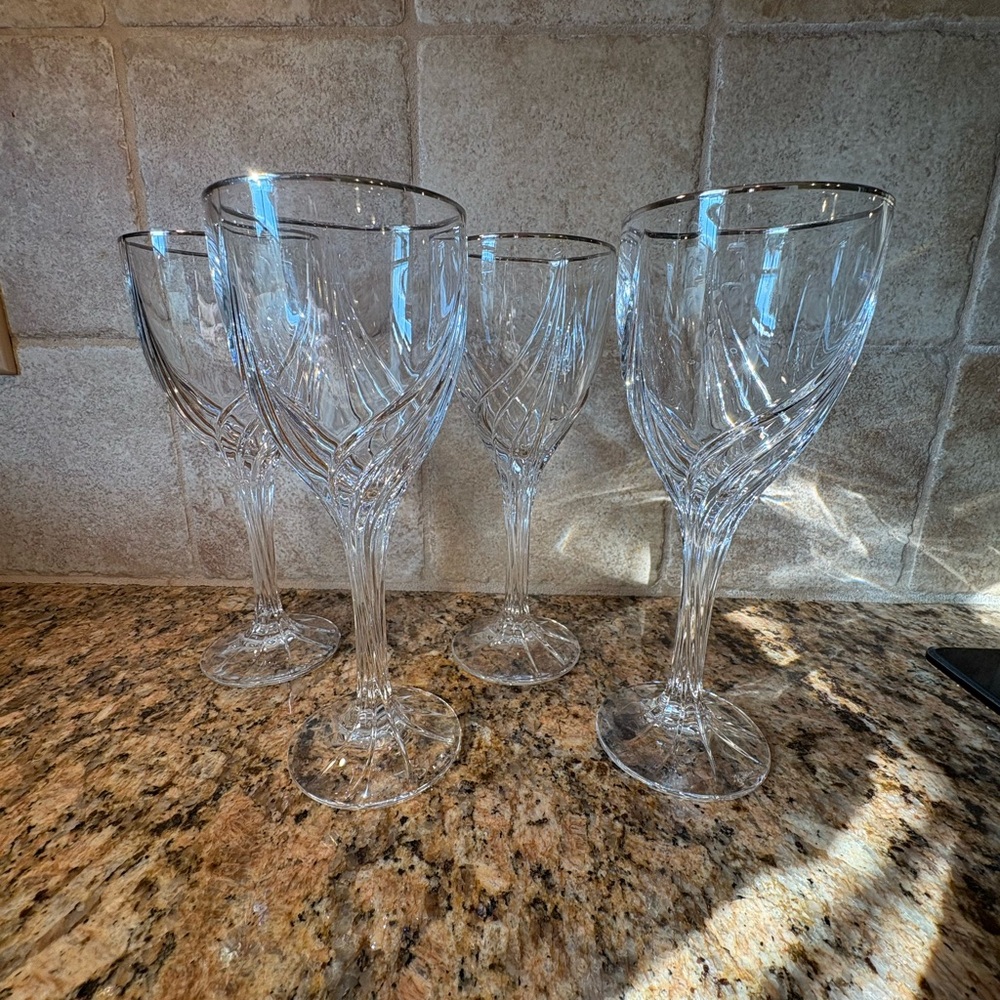 Lenox Crystal Wine Glass Set